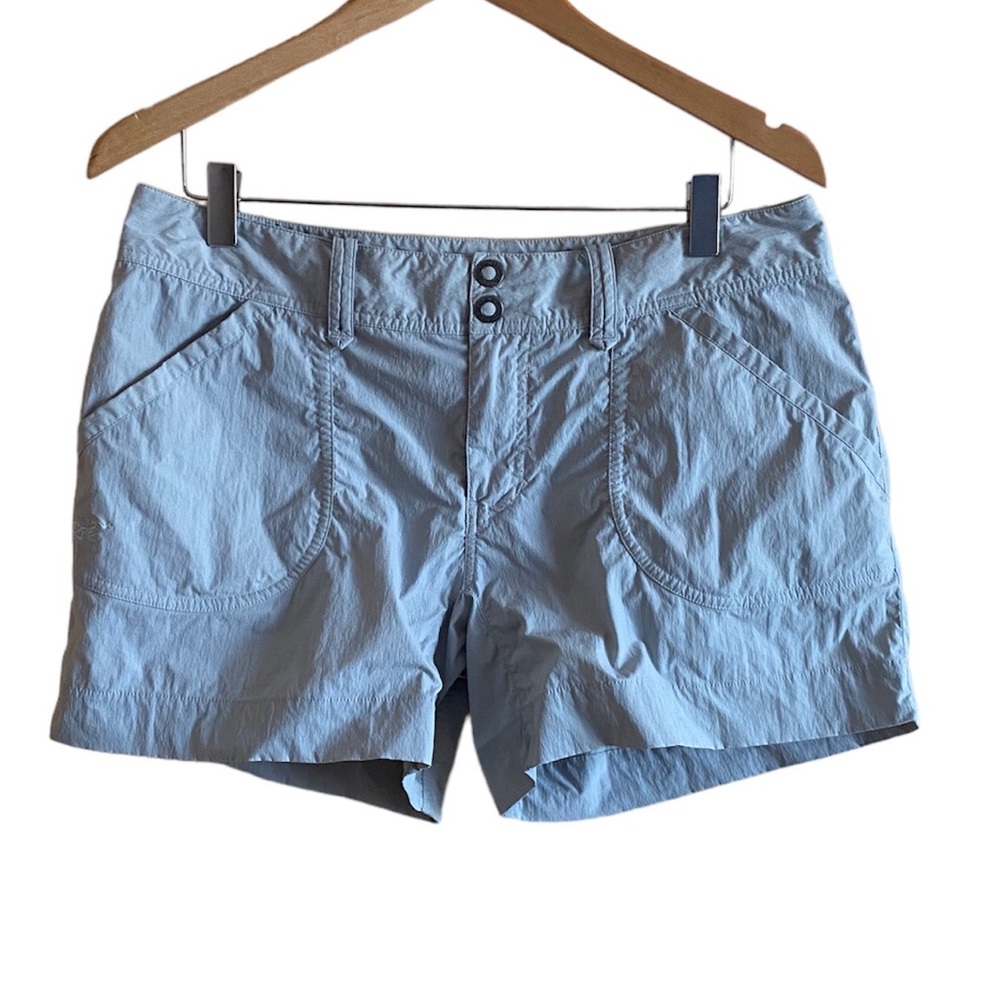 ARC'TERYX Shorts Womens 10 Tan Nylon/Spandex Stretch Outdoor Climbing Hiking